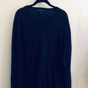 Brooks Brothers Navy cotton sweater